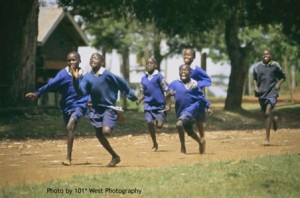 kids3 Kenyan children running